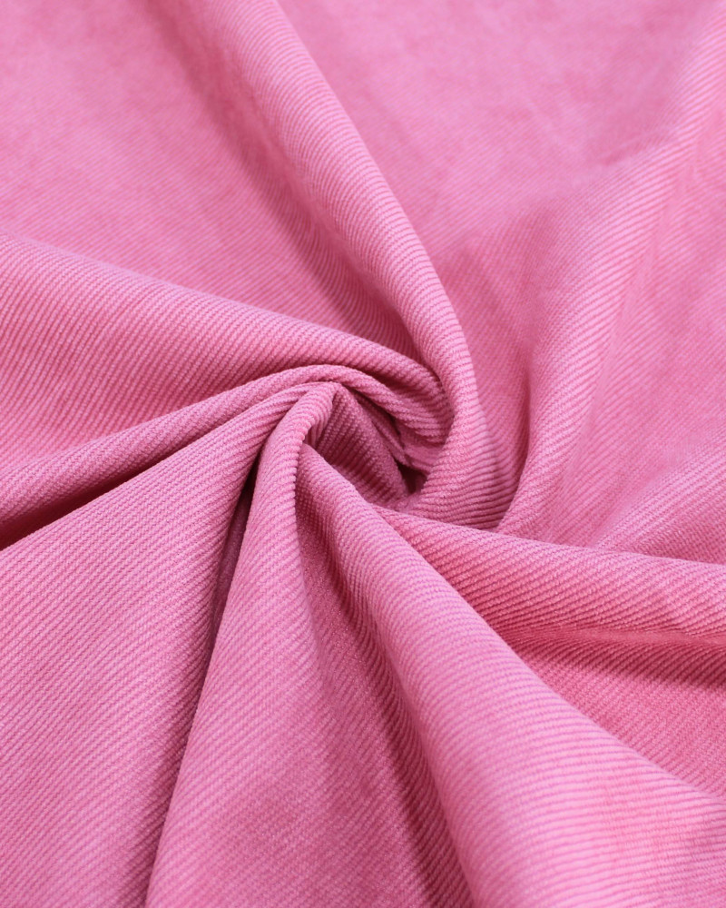 Tecido Veludo Micro Cotelê Rosa Iogurte