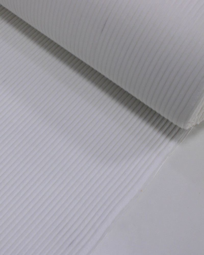 Tecido Veludo Cotelê Jumbo Offwhite