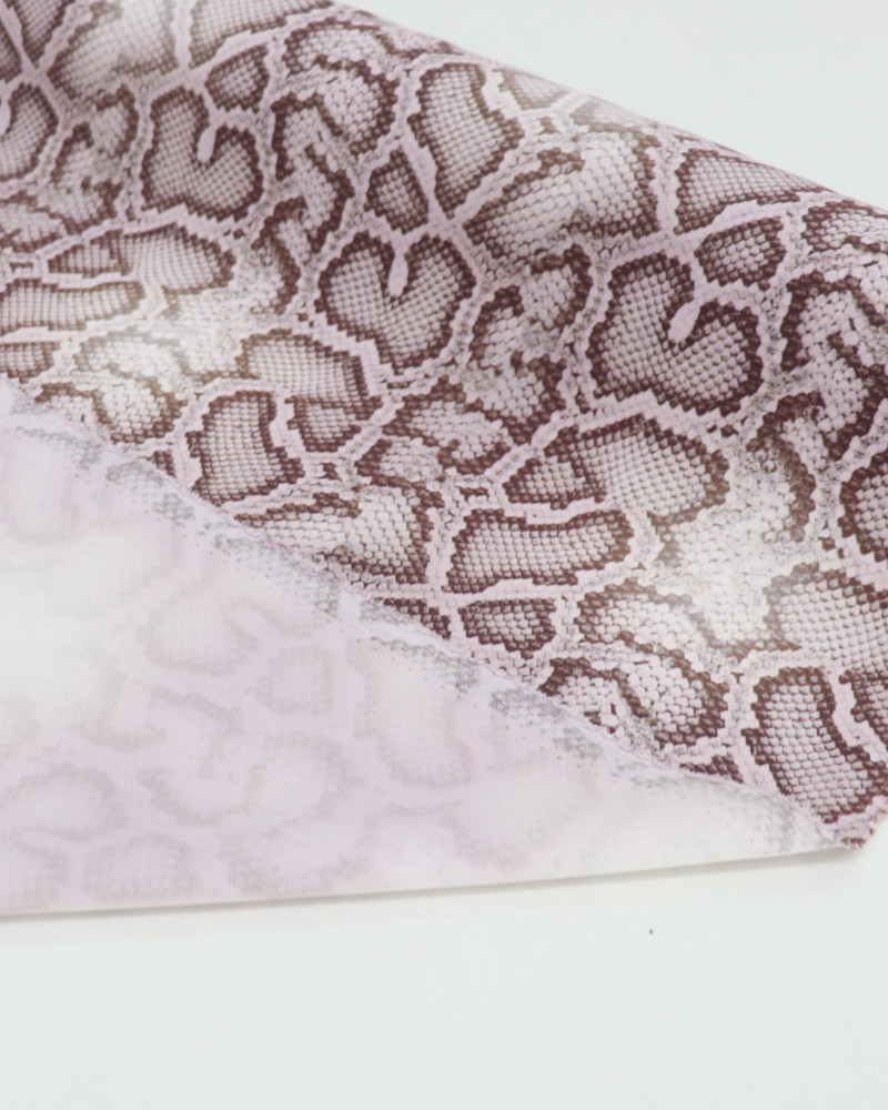 Tecido Microfibra de Alfaiataria com Elastano Italiano Animal Print Estonado Tons de Lilás