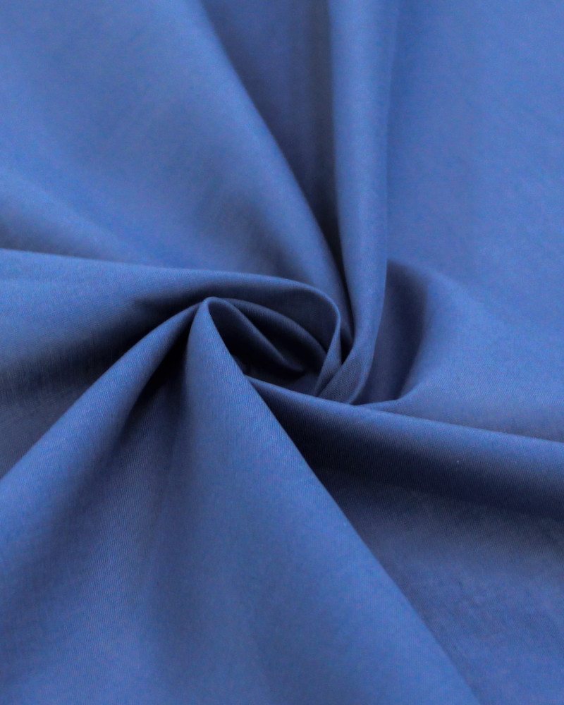 Tecido Cambraia de Algodão Azul Petróleo