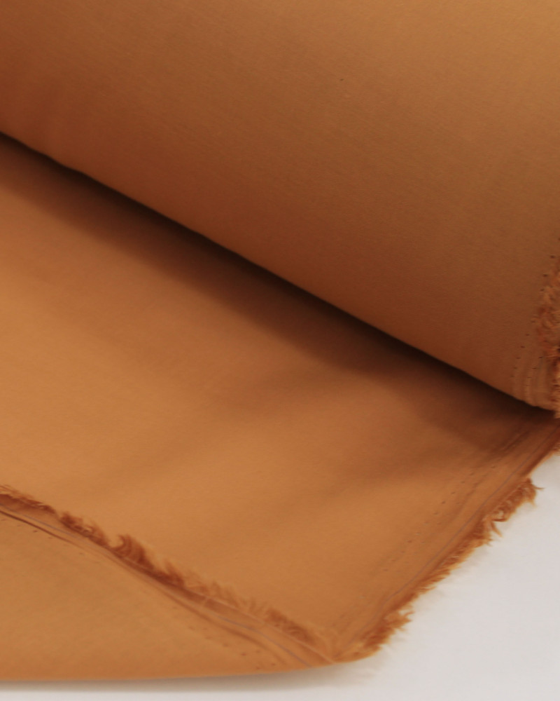 Tecido Cambraia de Algodão Caramelo