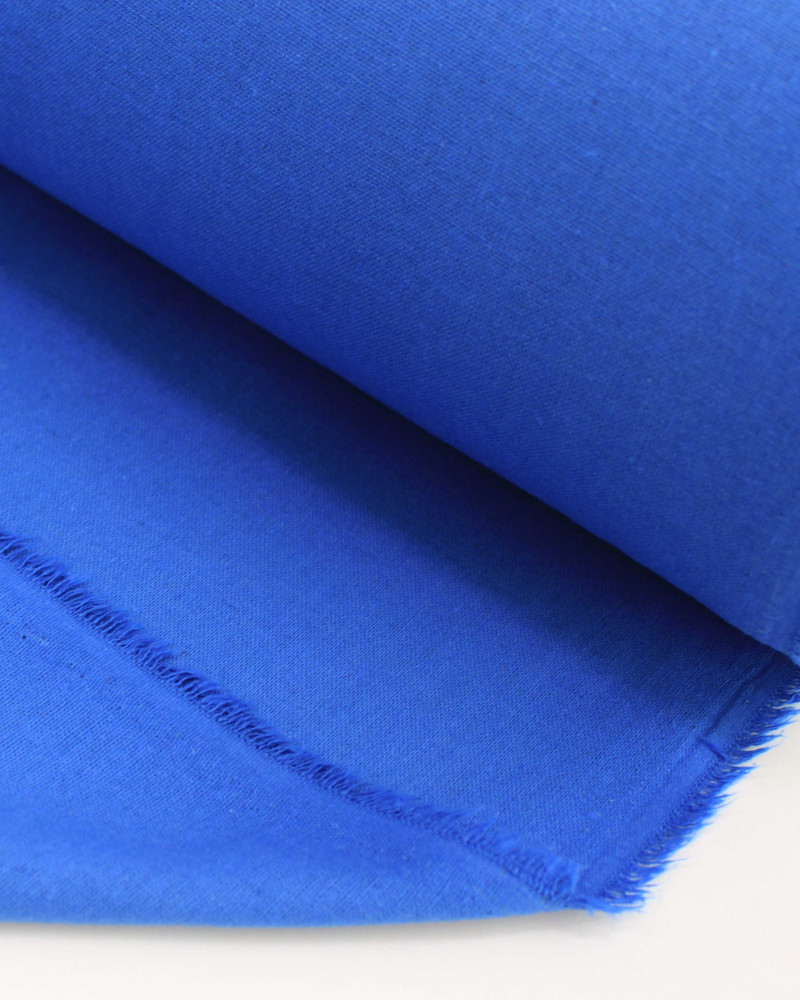 Tecido Linho Misto Rústico Azul 