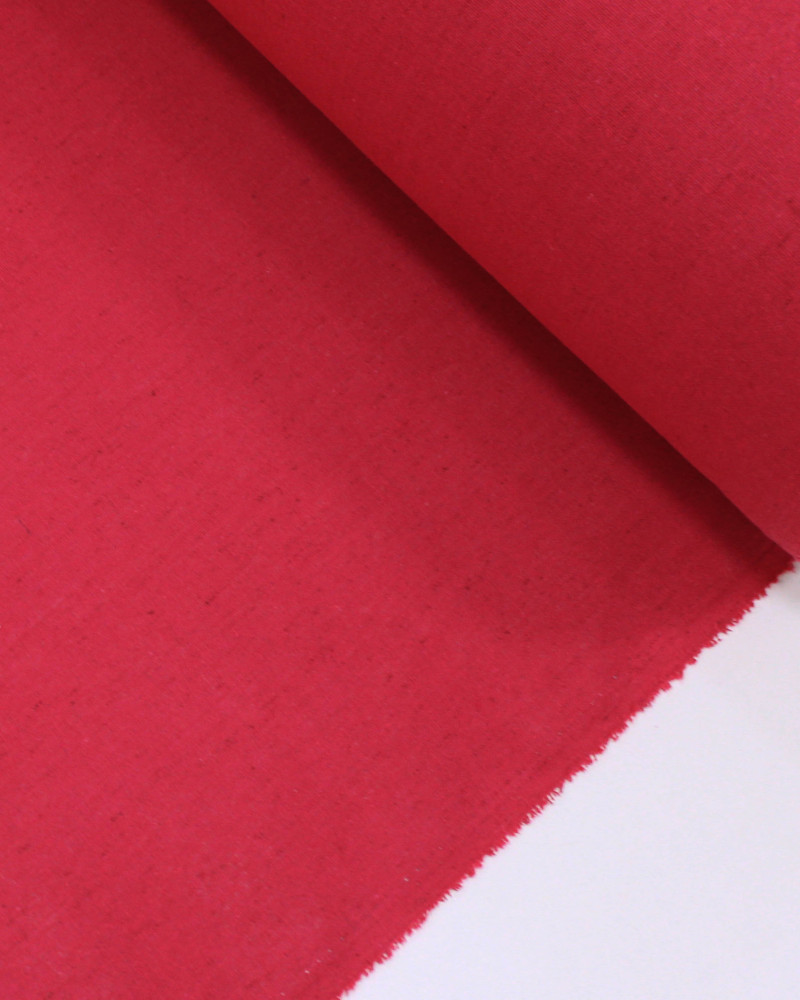 Tecido Linho Misto Rústico Magenta