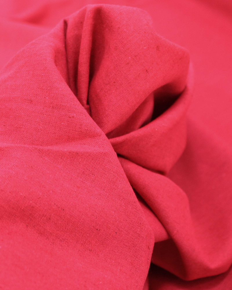 Tecido Linho Misto Rústico Magenta