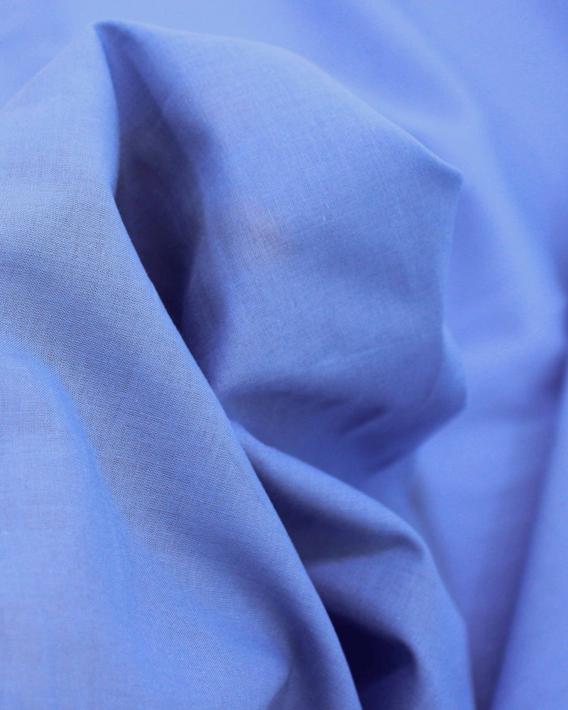 Tecido Cambraia de Algodão Azul Índigo