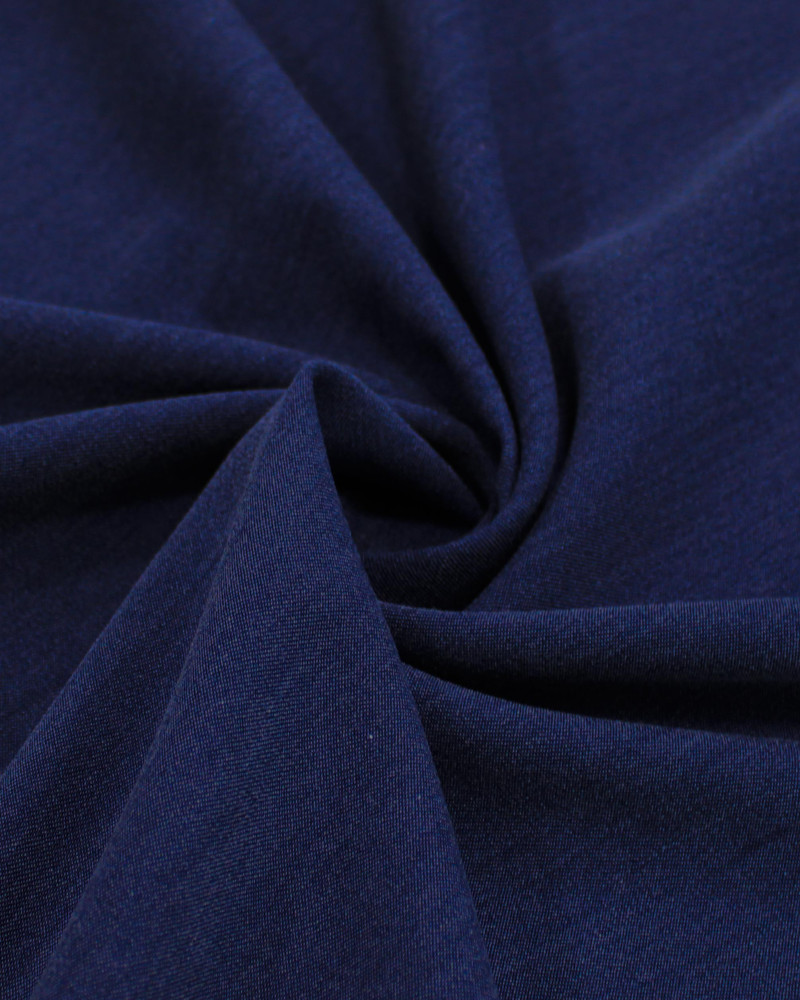 Tecido Tencel Jeans Azul Marinho Noite Mescla