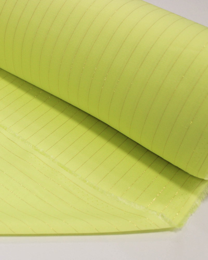 Tecido Viscose com Lurex Amarelo Requinte