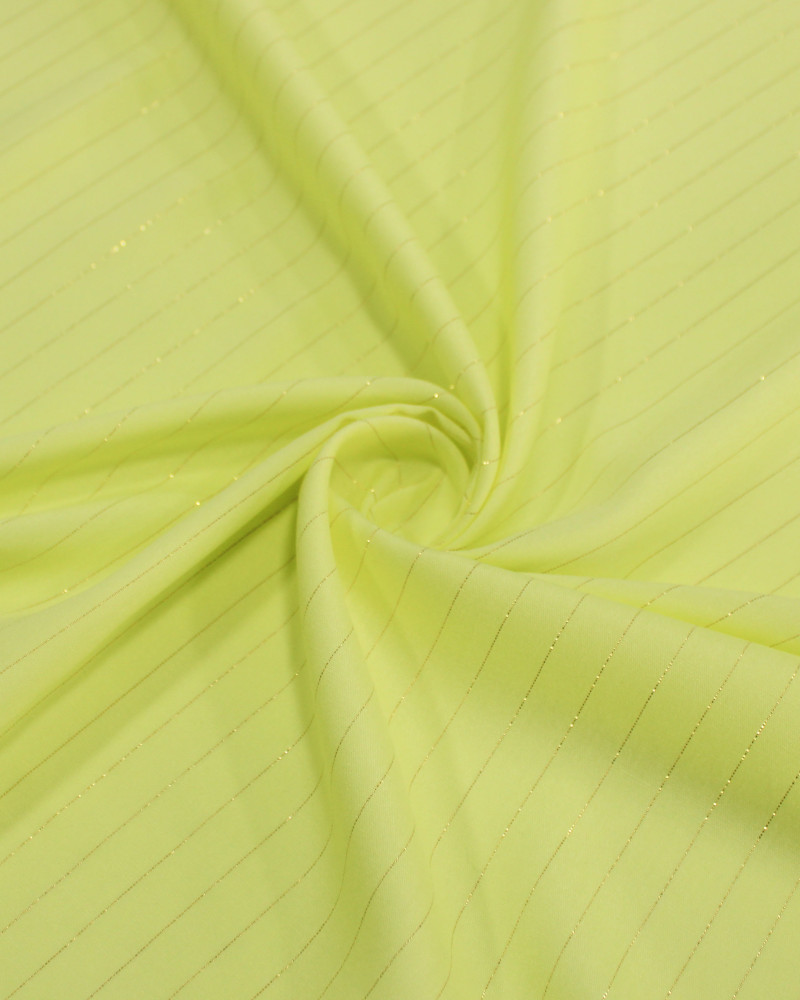 Tecido Viscose com Lurex Amarelo Requinte