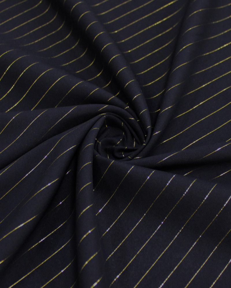 Tecido Viscose com Lurex Preto