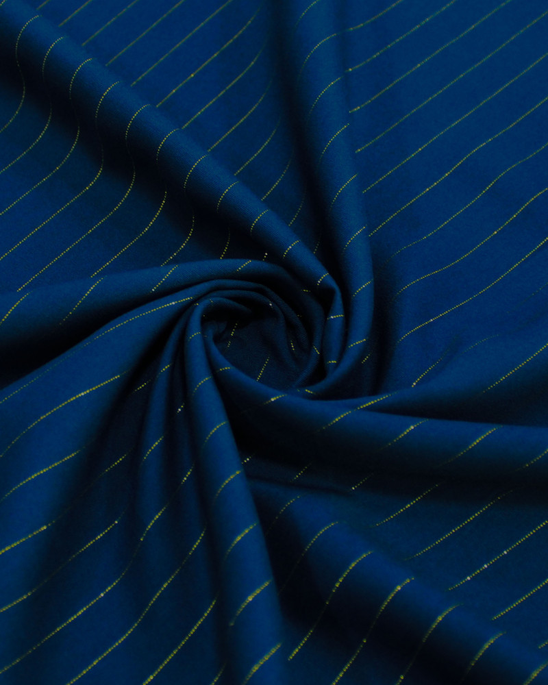 Tecido Viscose com Lurex Azul Peróleo