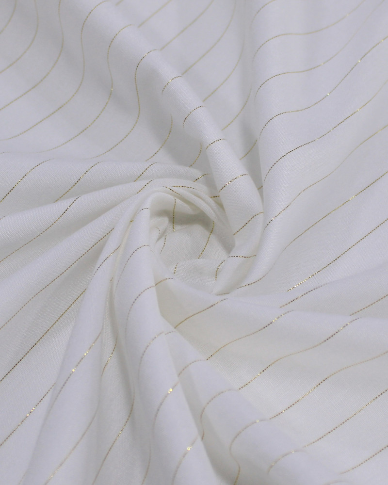 Tecido Viscose com Lurex Offwhite