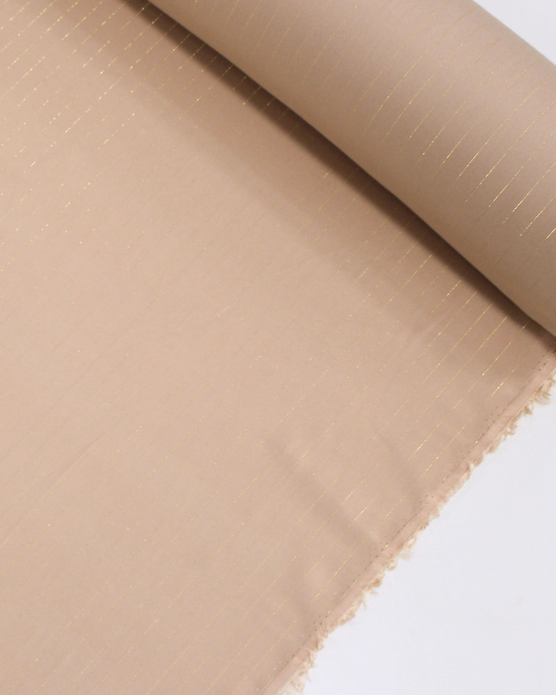 Tecido Viscose com Lurex Nude