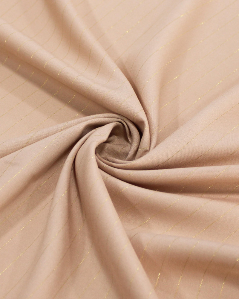 Tecido Viscose com Lurex Nude