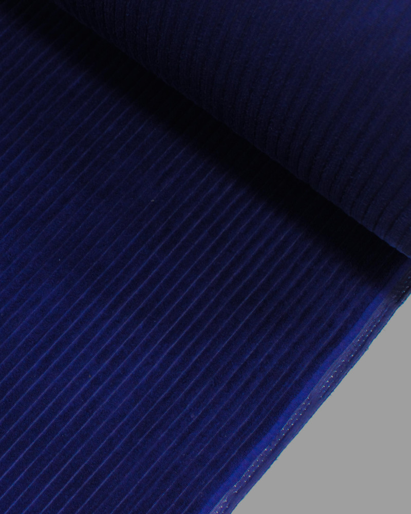 Tecido Veludo Cotelê Jumbo Azul Marinho