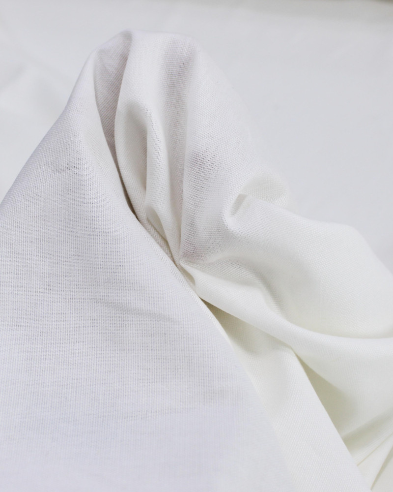 Tecido Linho Panama Leve Offwhite