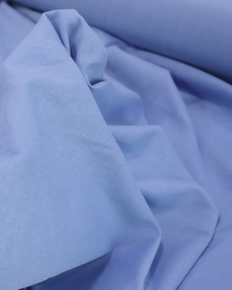 Tecido Linho Misto Rústico com Elastano Azul Celeste (0.7m)
