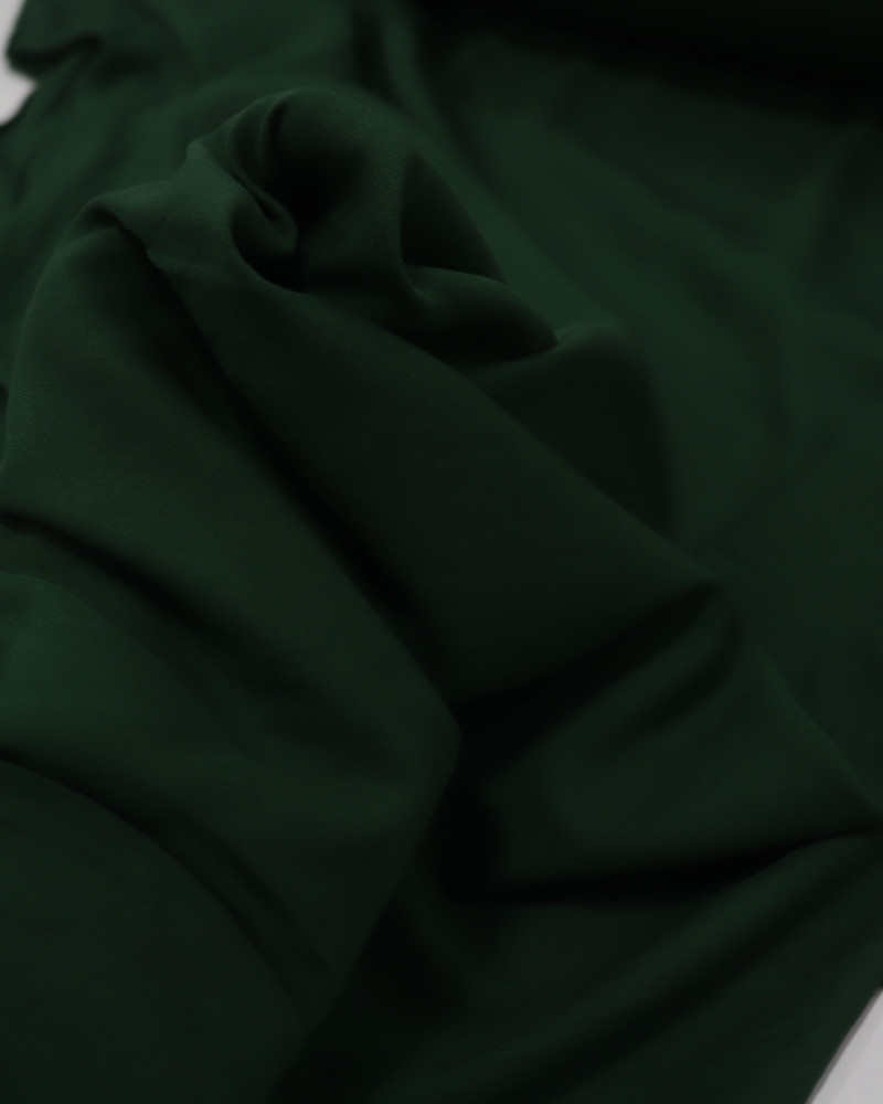 Tecido Viscose Sarjada Verde Esmeralda (0.6m)