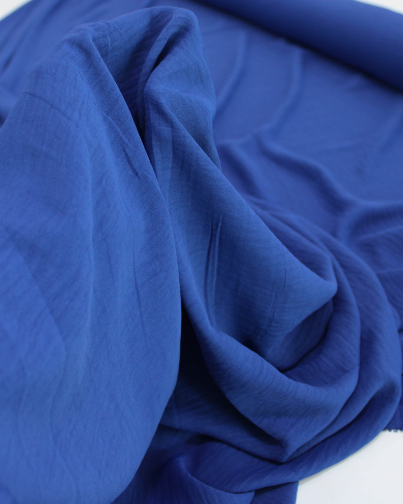 Tecido Crepe Duna Azul Marinho