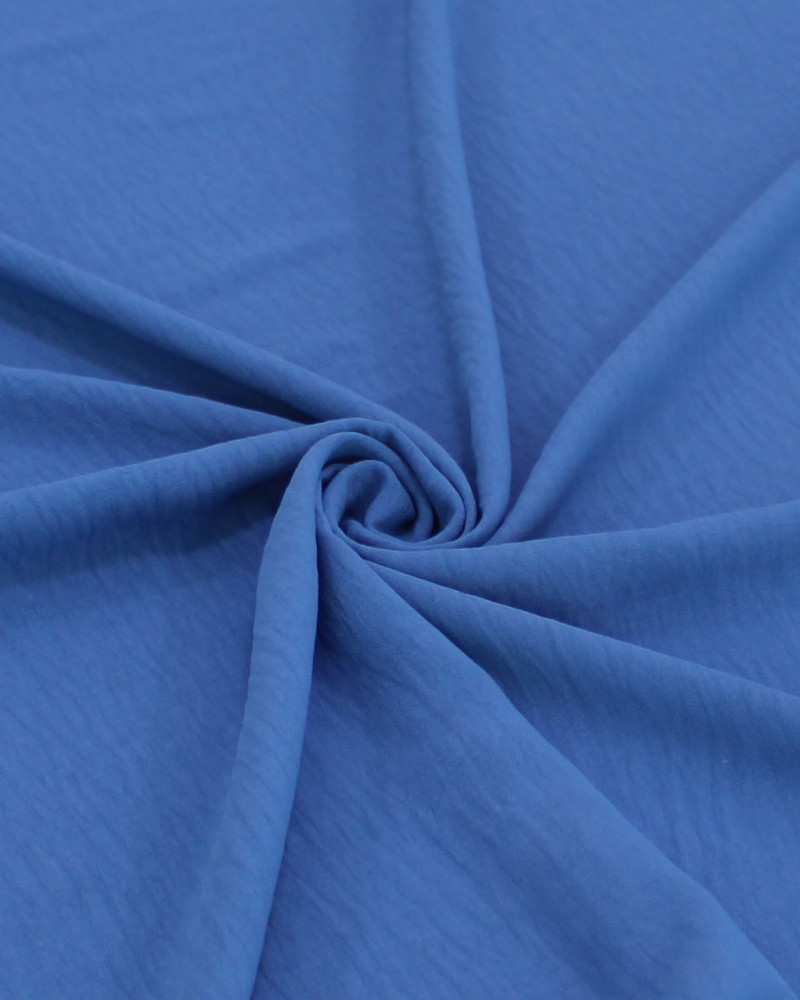Tecido Crepe Duna Azul Força Aérea