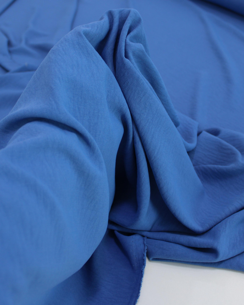 Tecido Crepe Duna Azul Força Aérea