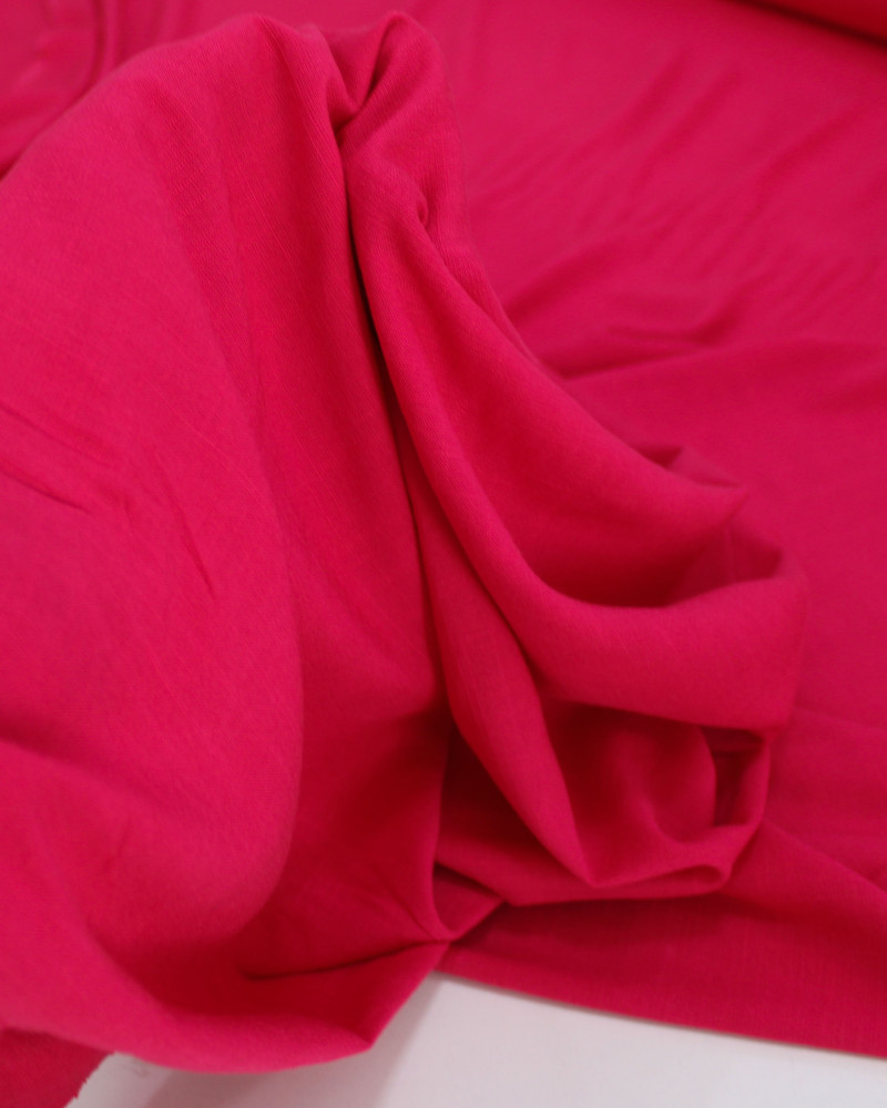 Tecido Viscose Texturizada com Elastano Magenta