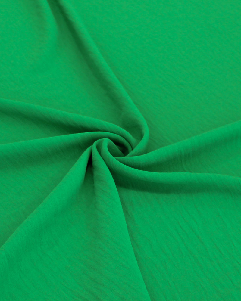 Tecido Crepe Duna Verde Folha