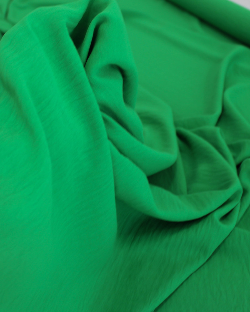 Tecido Crepe Duna Verde Folha