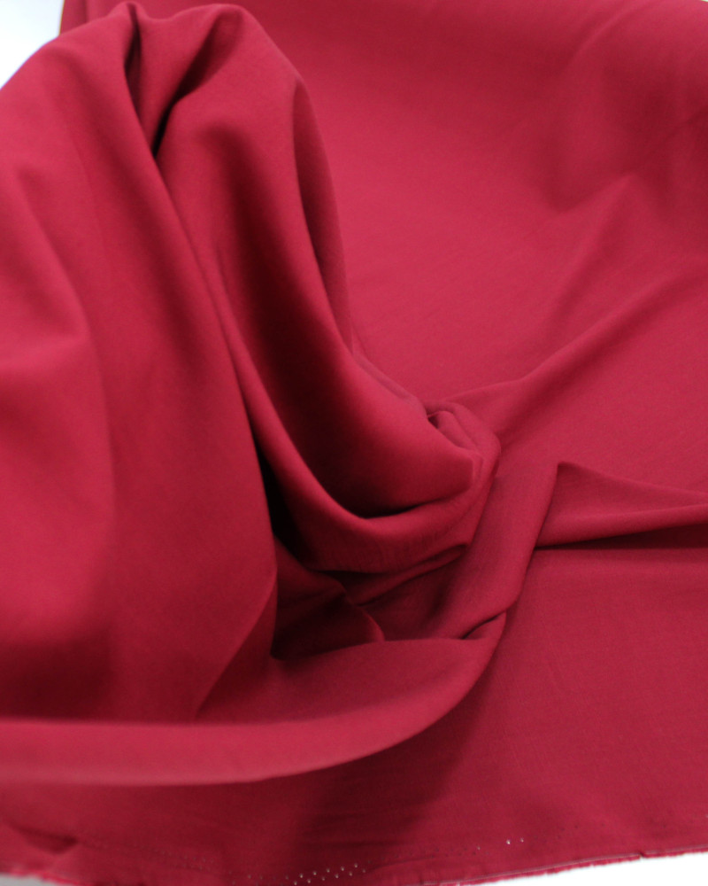 Tecido Viscose Texturizada Vermelho Carmim