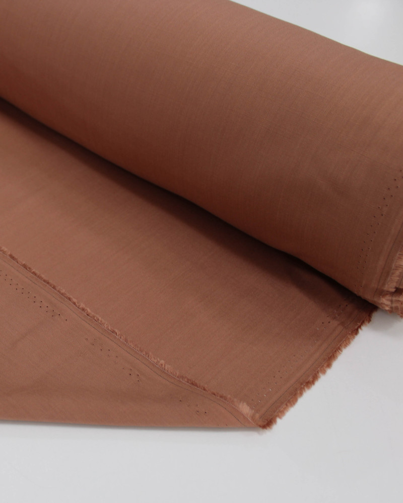 Tecido Viscose Texturizada Castanho Claro (0.6m)