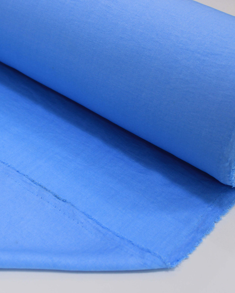 Tecido Crepe Duna Texturizado Azul Claro