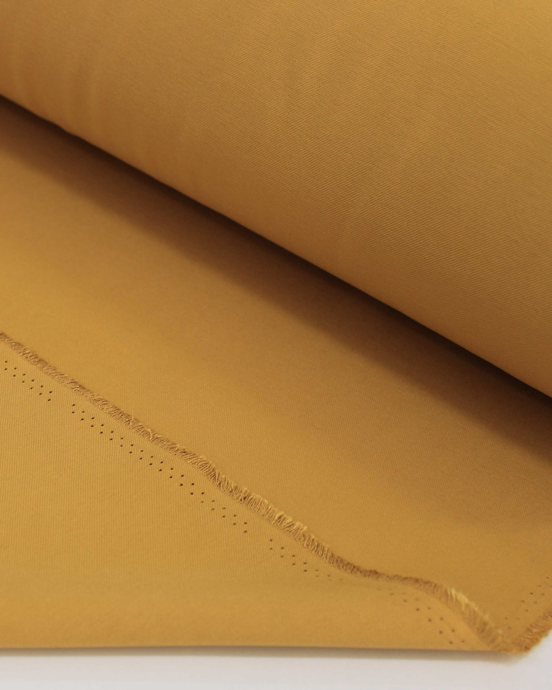 Tecido Alfaiataria de Viscose Amarelo Mostarda