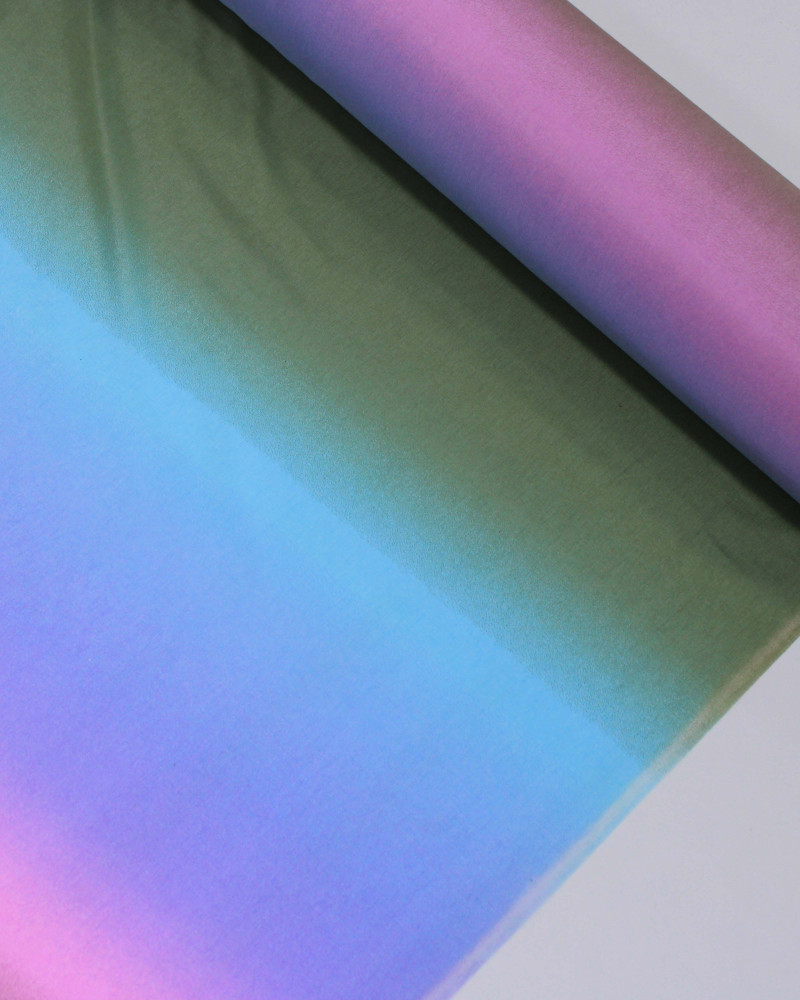 Tecido Tactel Fino Degradê Vertical Colorido