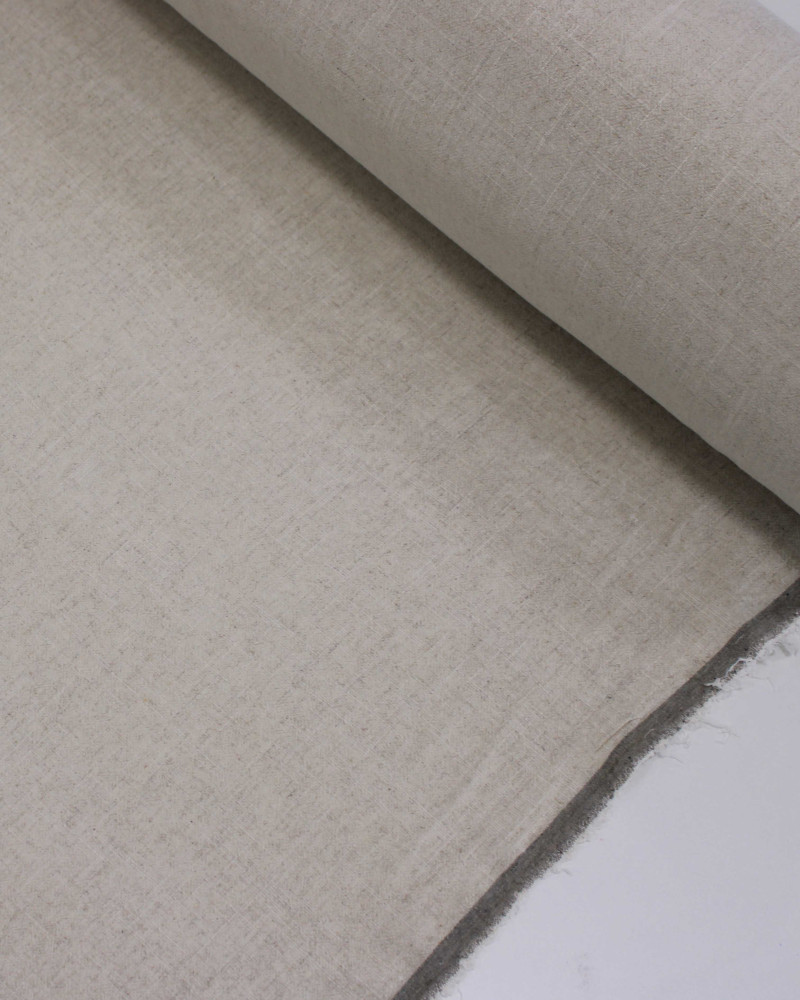 Tecido Linho Misto Texturizado Cru