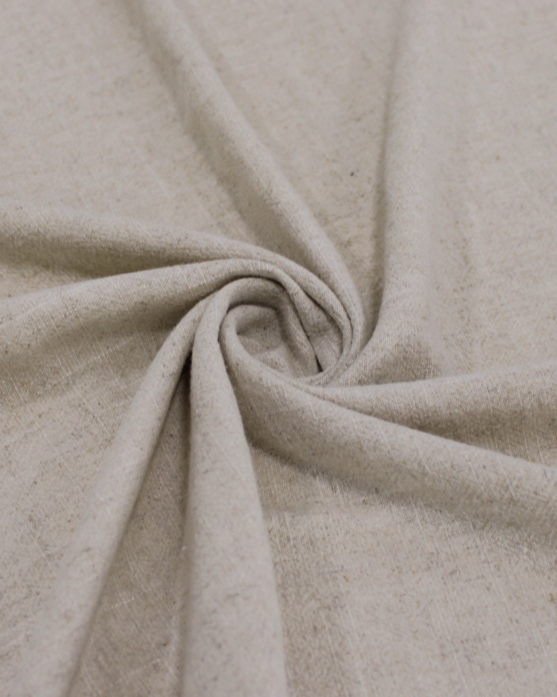 Tecido Linho Misto Texturizado Cru