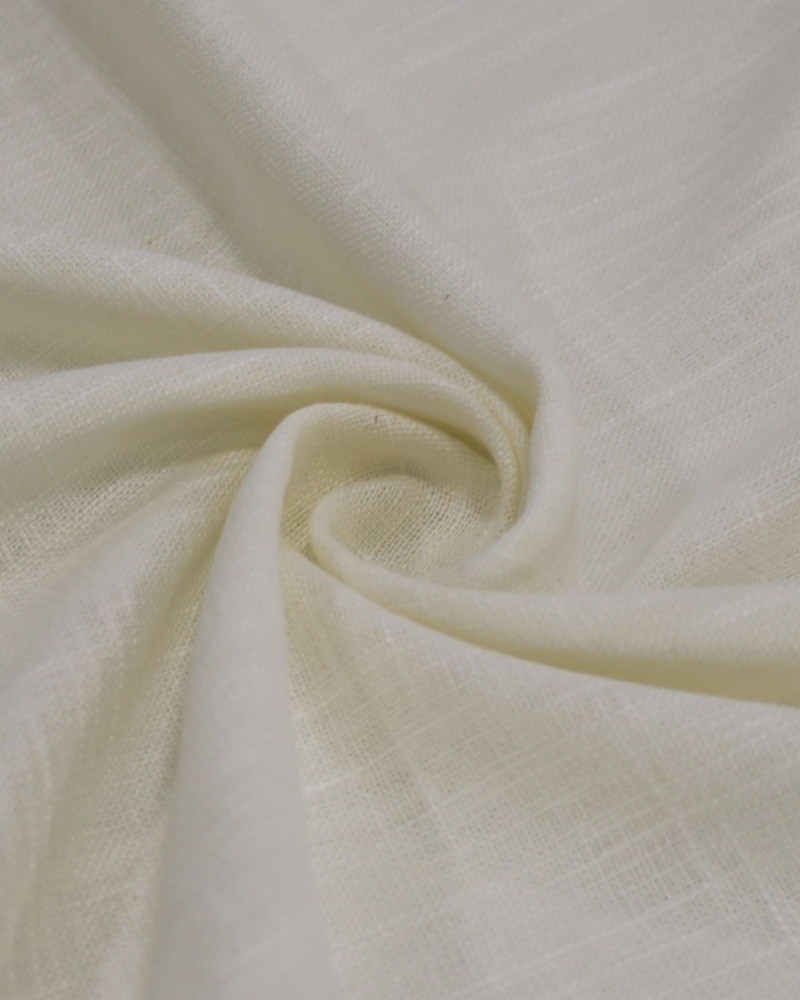 Tecido Linho Misto Texturizado Offwhite