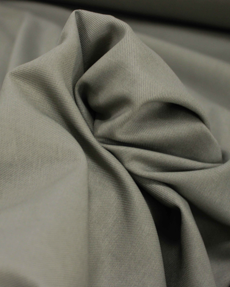 Tecido Linho Misto Rústico com Algodão Cinza