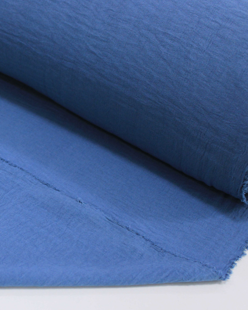 Tecido Crepe Duna Azul Força Aérea