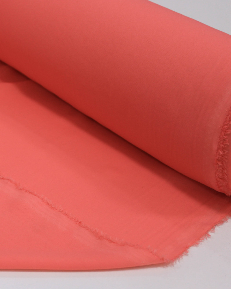 Tecido Crepe Koshibo Leve Coral
