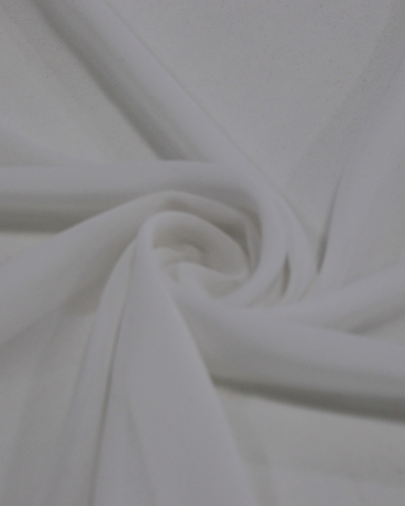 Tecido Crepe Chiffon Offwhite 
