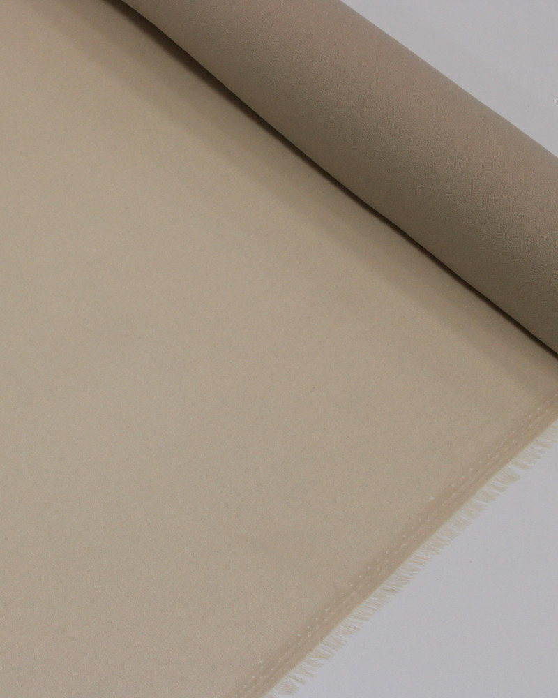 Tecido Crepe Chiffon Bege