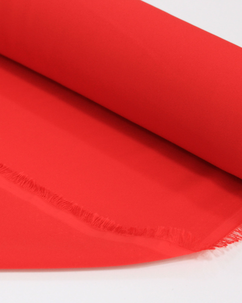 Tecido Crepe Koshibo Leve Vermelho