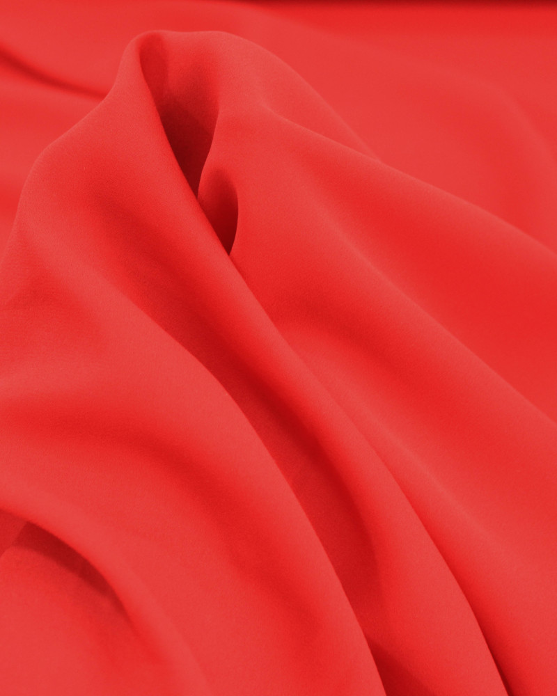 Tecido Crepe Koshibo Leve Vermelho