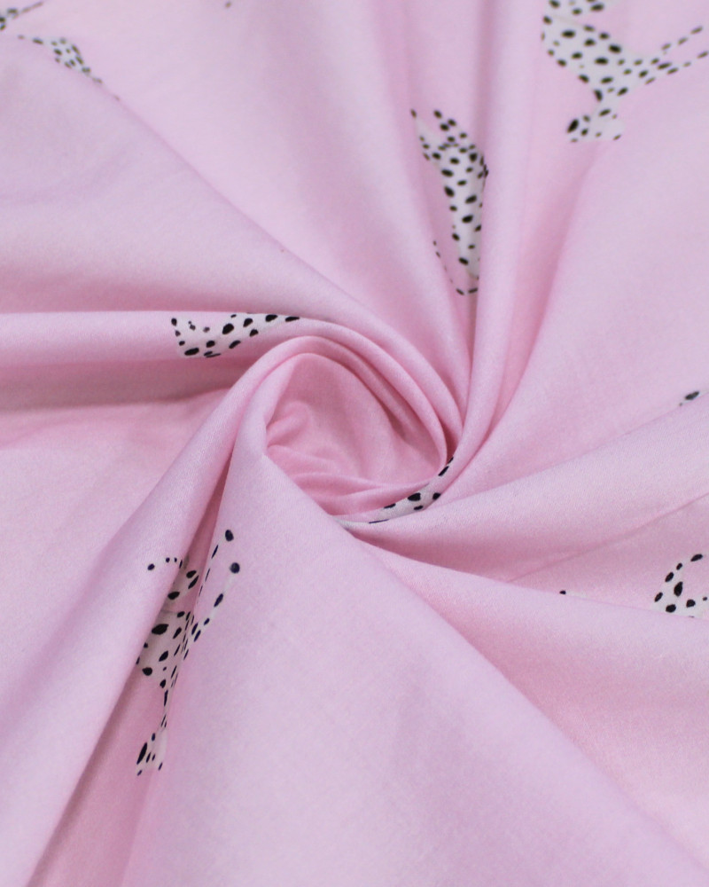 Tecido Cambraia de Algodão Italiano Estampa Dálmatas