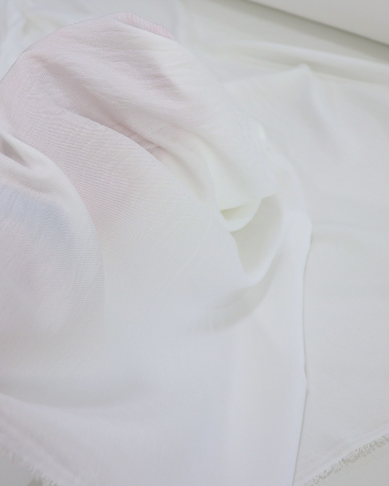 Tecido Crepe Duna Texturizado Offwhite
