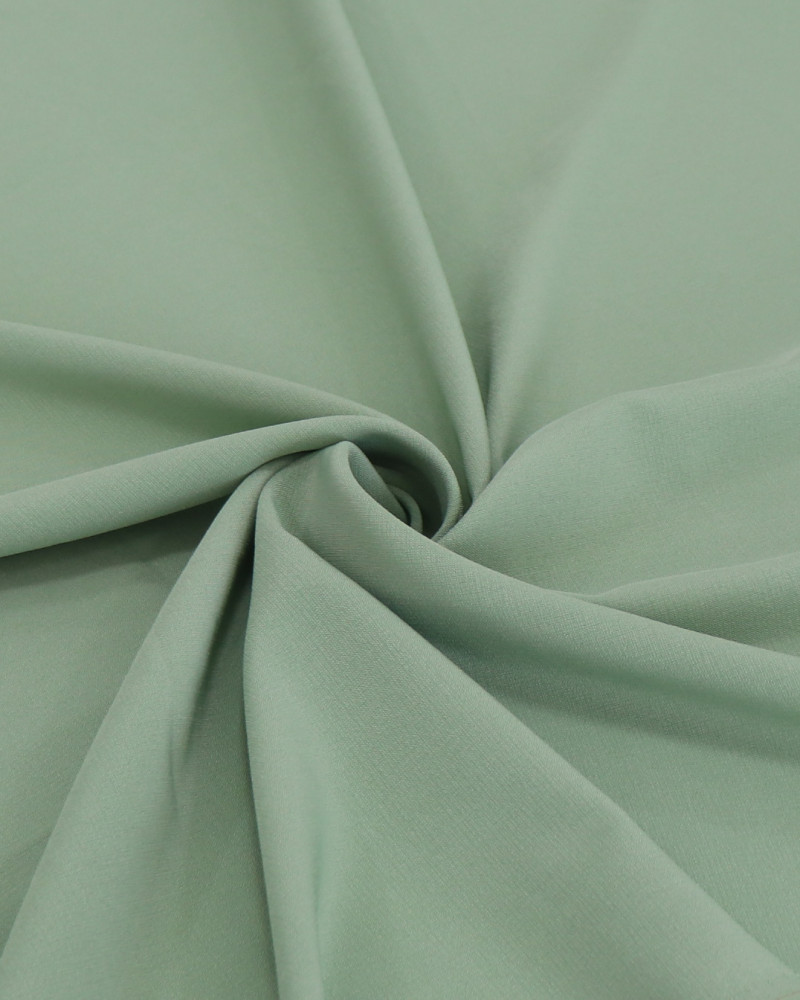 Tecido Crepe Texturizado com Elastano Verde Jade