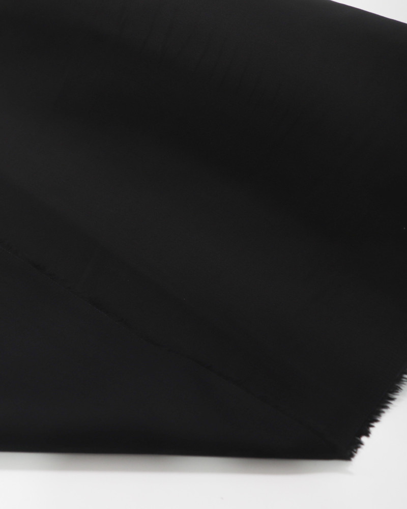 Tecido Sarja com Elastano Preto (0.6m)