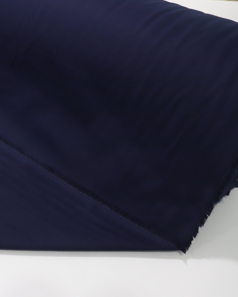 Tecido Sarja com Elastano Azul Marinho Noite