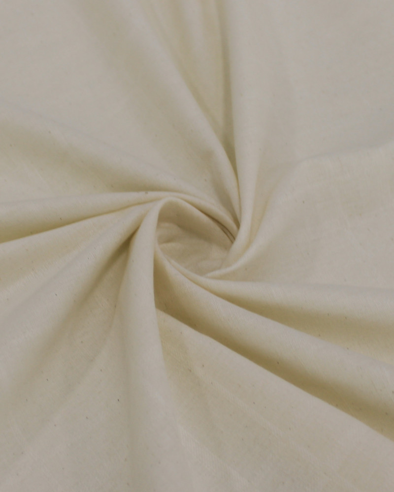 Tecido Tricoline Xadrez Triplo Maquinetado Offwhite