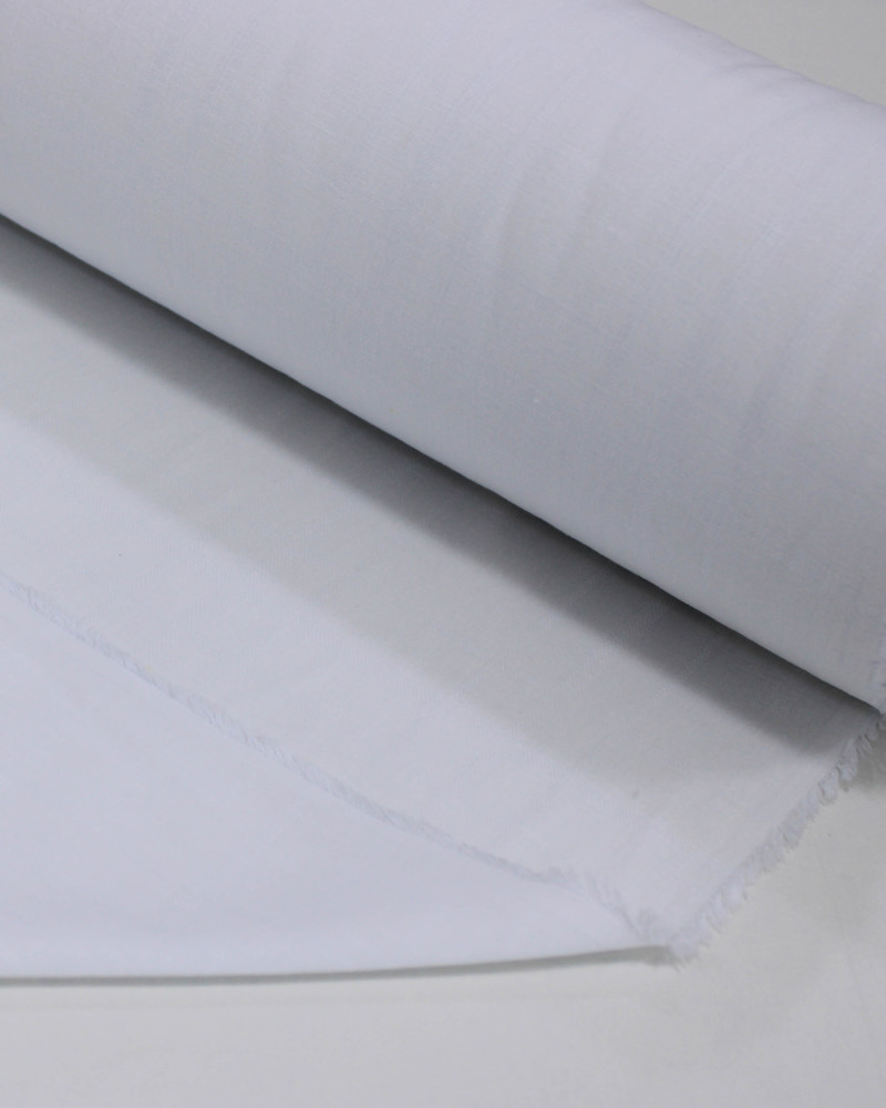 Tecido Tricoline Xadrez Triplo Maquinetado Branco