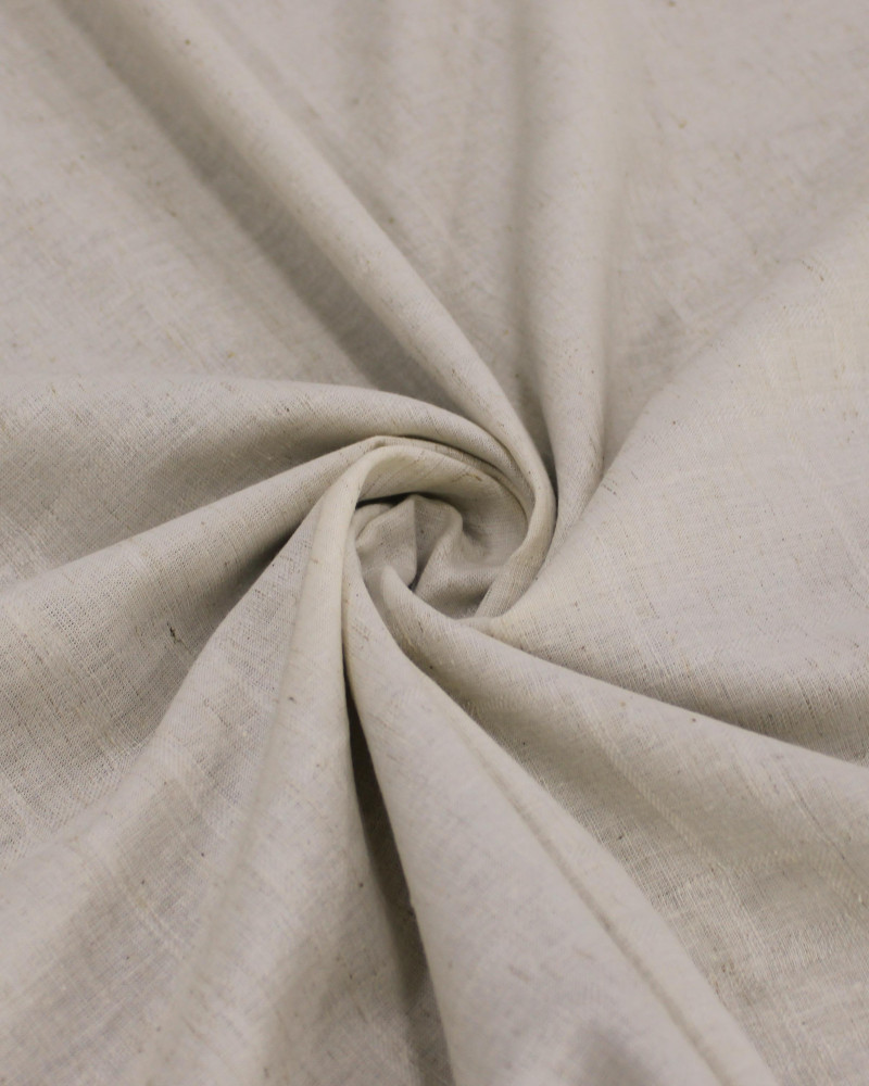 Tecido Tricoline com Linho Xadrez Triplo Maquinetado Areia Mescla